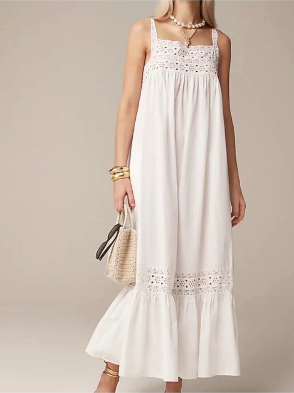 J. Crew Athena Dress In Cotton Poplin | Size S
